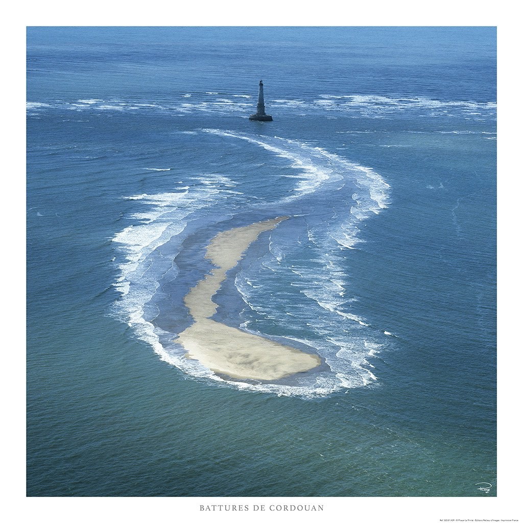 Les battures du phare de Cordouan